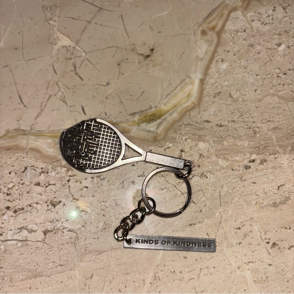 Kinds Of Kindness Movie Promotional Key Chain Tennis Racket